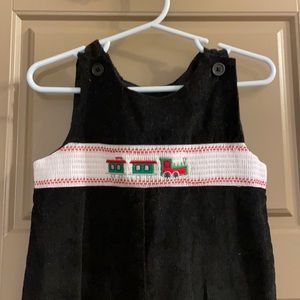 Boys smocked overalls | size 24 mo.